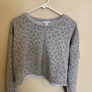 Cheetah Print Cropped Longsleeve